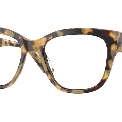 Vogue VO5605 Square Eyeglasses  2605-Yellow Tortoise 53-140-17 - Color Map Tortoise