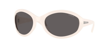 Vogue VO5606S Oval Sunglasses  312487-Full Ivory 65-120-22 - Color Map White