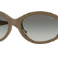 Vogue VO5606S Oval Sunglasses  317511-Full Brown 65-120-22 - Color Map Brown