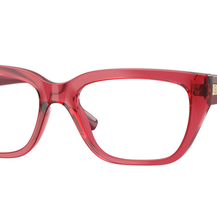 Vogue VO5609 Pillow Eyeglasses  3084-Transparent Cherry 53-140-17 - Color Map Violet