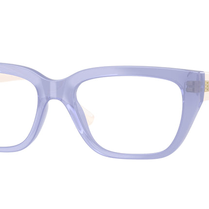 Vogue VO5609 Pillow Eyeglasses  3176-Transparent Light Purple 53-140-17 - Color Map Violet