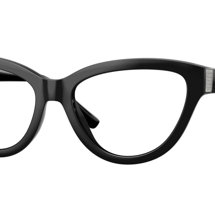 Vogue VO5610B Cat Eye Eyeglasses  W44-Black 54-140-17 - Color Map Black