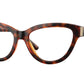 Vogue VO5610B Cat Eye Eyeglasses  W656-Dark Havana 54-140-17 - Color Map Brown