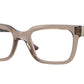 Vogue VO5611B Pillow Eyeglasses  2940-Transparent Brown 52-140-20 - Color Map Brown