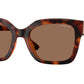 Vogue VO5613SB Square Sunglasses  W65673-Dark Havana 54-140-20 - Color Map Brown