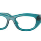 Vogue VO5615 Cat Eye Eyeglasses  3068-Transparent Light Blue 51-140-21 - Color Map Blue