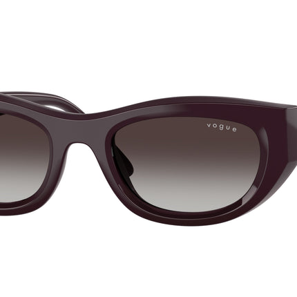 Vogue VO5616S Cat Eye Sunglasses  24268G-Full Bordeaux 51-140-21 - Color Map Red