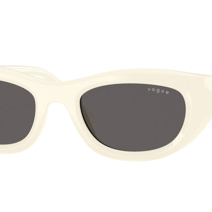 Vogue VO5616S Cat Eye Sunglasses  316787-Full Ivory 51-140-21 - Color Map White