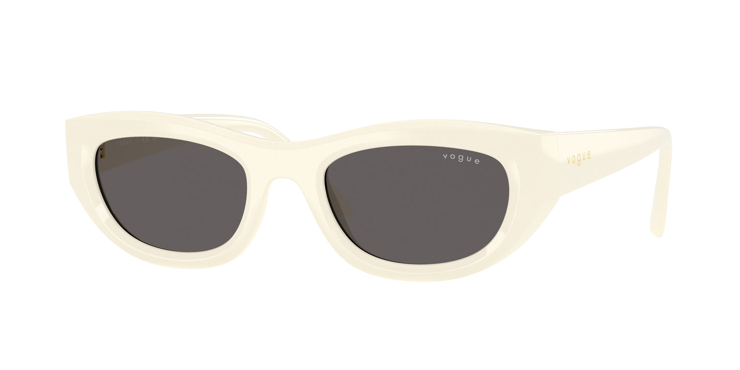 Vogue VO5616S Cat Eye Sunglasses  316787-Full Ivory 51-140-21 - Color Map White