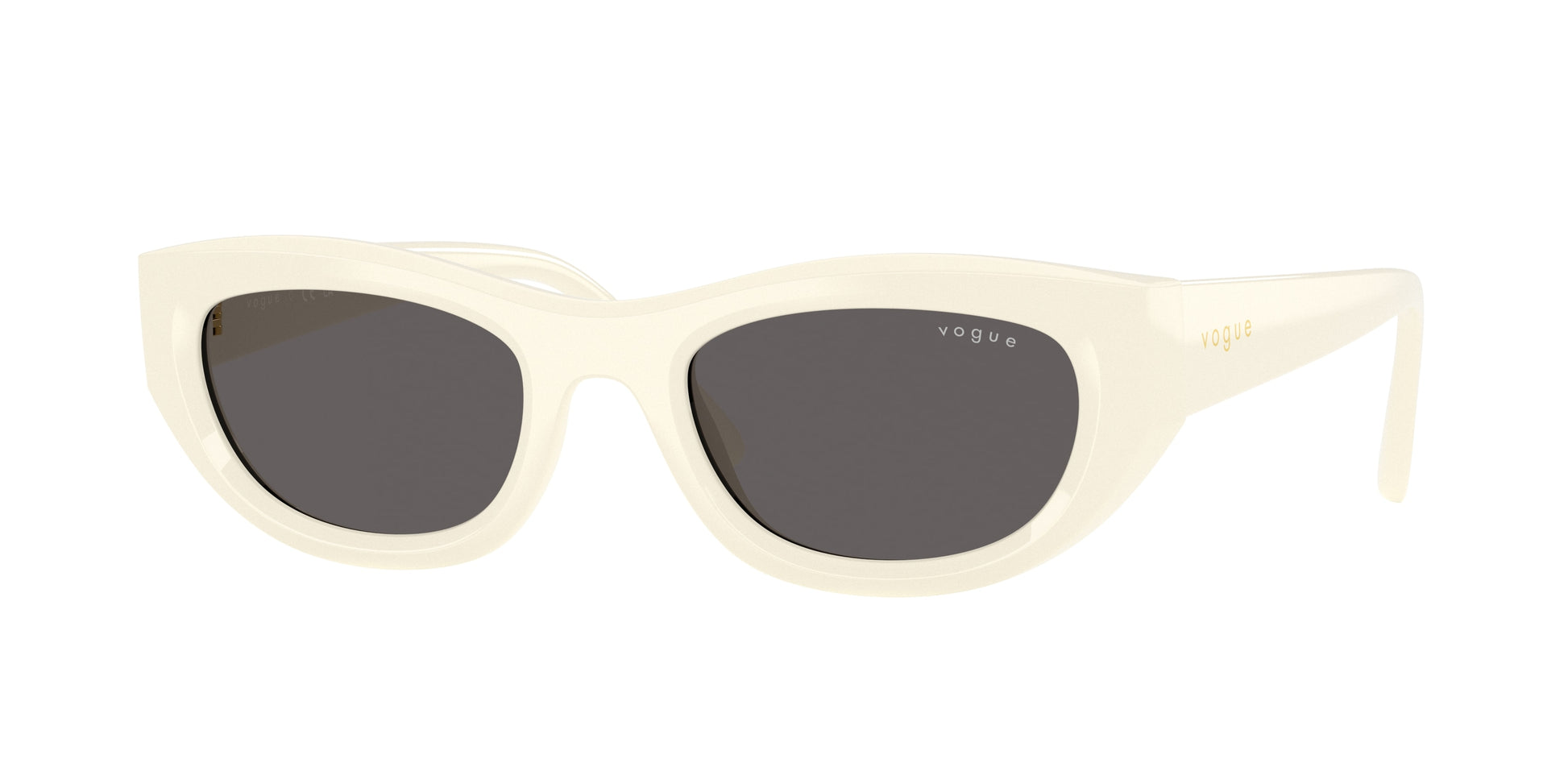 Vogue VO5616S Cat Eye Sunglasses  316787-Full Ivory 51-140-21 - Color Map White