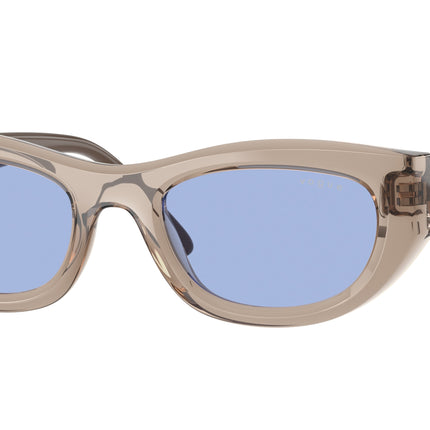 Vogue VO5616S Cat Eye Sunglasses  318172-Transparent Light Brown 51-140-21 - Color Map Brown