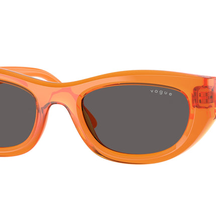 Vogue VO5616S Cat Eye Sunglasses  318287-Transparent Orange 51-140-21 - Color Map Orange