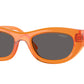 Vogue VO5616S Cat Eye Sunglasses  318287-Transparent Orange 51-140-21 - Color Map Orange