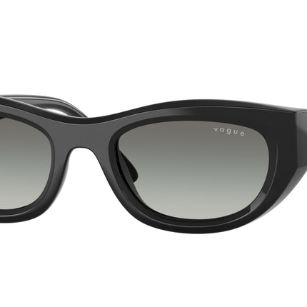 Vogue VO5616S Cat Eye Sunglasses  W44/11-Black 51-140-21 - Color Map Black