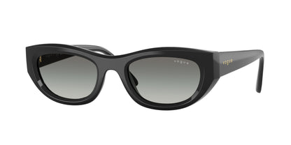 Vogue VO5616S Cat Eye Sunglasses  W44/11-Black 51-140-21 - Color Map Black