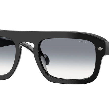 Vogue VO5620S Irregular Sunglasses  W44/79-Black 53-145-21 - Color Map Black