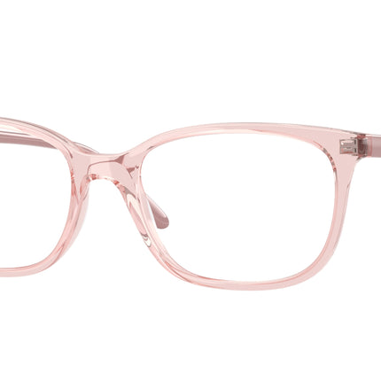 Vogue VO5621F Pillow Eyeglasses  2942-Transparent Pink 53-140-17 - Color Map Pink