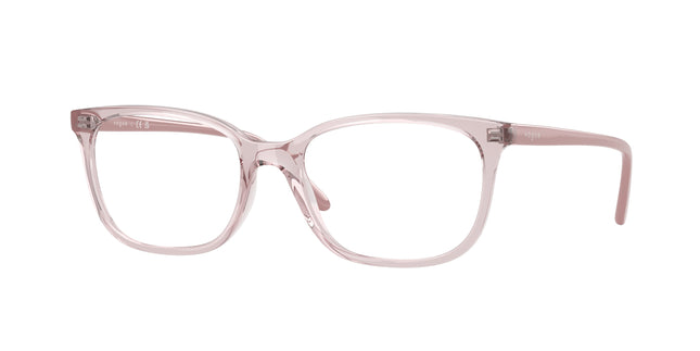 Vogue VO5621 Pillow Eyeglasses  2942-Transparent Pink 53-140-17 - Color Map Pink