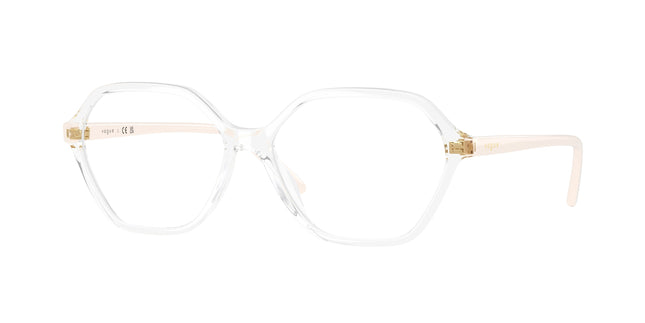 Vogue VO5622F Irregular Eyeglasses  W745-Transparent 54-140-16 - Color Map Transparent