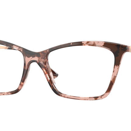Vogue VO5624 Butterfly Eyeglasses  3199-Rose Havana 53-140-17 - Color Map Pink