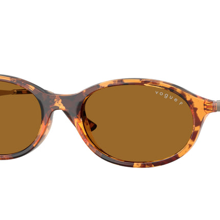 Vogue VO5625S Oval Sunglasses  320083-Yellow Havana 52-135-18 - Color Map Tortoise