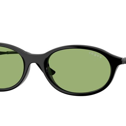 Vogue VO5625S Oval Sunglasses  W44/2-Black 52-135-18 - Color Map Black
