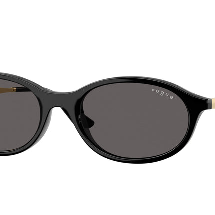 Vogue VO5625S Oval Sunglasses  W44/87-Black 52-135-18 - Color Map Black