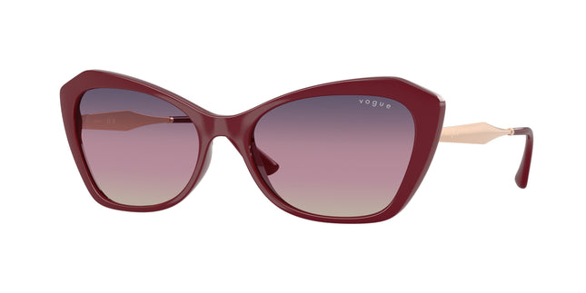 Vogue VO5626S Irregular Sunglasses  2875U6-Full Cherry 56-135-17 - Color Map Red