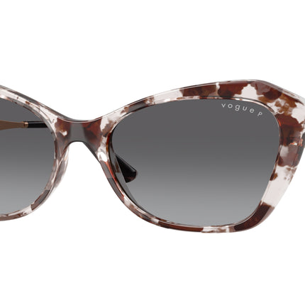Vogue VO5626S Irregular Sunglasses  3218T3-Grey Havana 56-135-17 - Color Map Tortoise