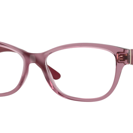 Vogue VO5627 Butterfly Eyeglasses  3024-Transparent Dark Pink 54-140-16 - Color Map Pink