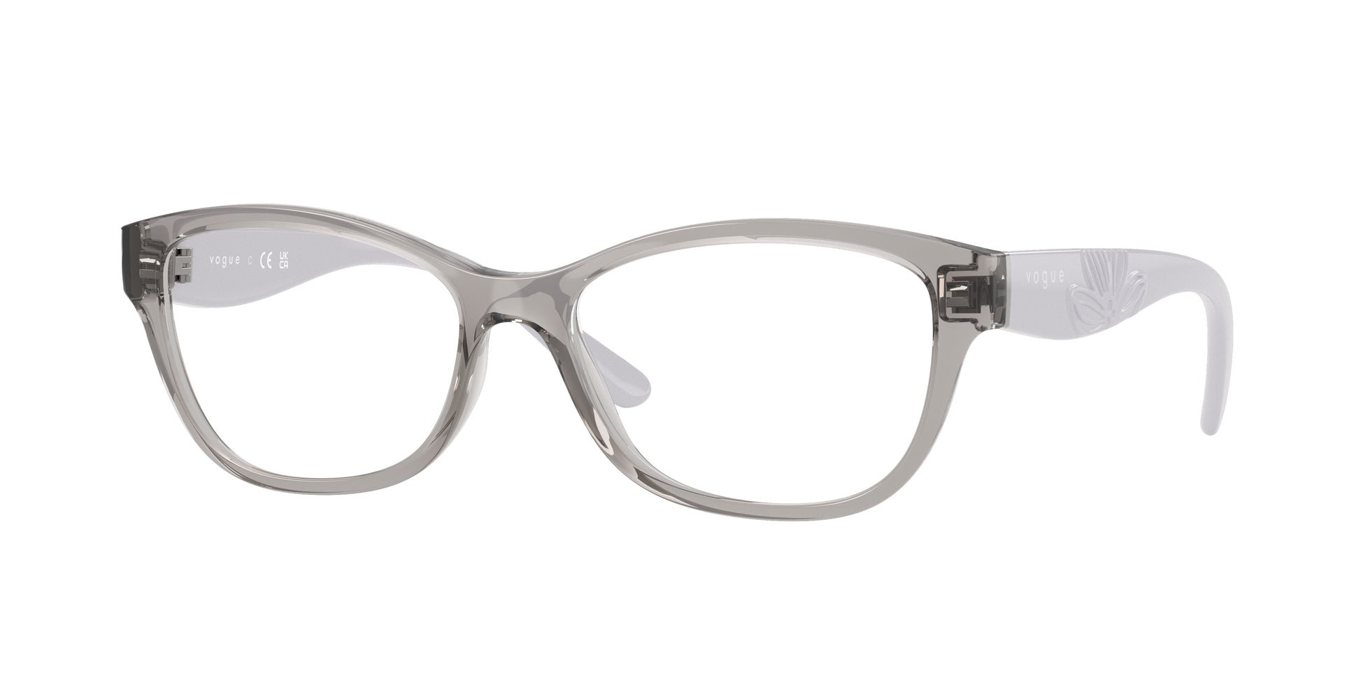 Vogue VO5627 Butterfly Eyeglasses  3184-Transparent Grey 54-140-16 - Color Map Grey