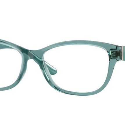 Vogue VO5627 Butterfly Eyeglasses  3196-Transparent Light Green 54-140-16 - Color Map Green