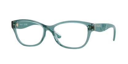 Vogue VO5627 Butterfly Eyeglasses  3196-Transparent Light Green 54-140-16 - Color Map Green