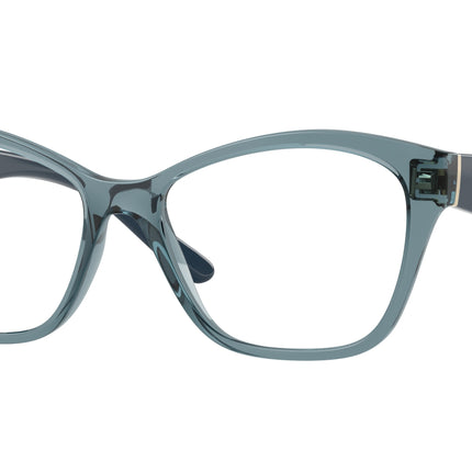 Vogue VO5628 Irregular Eyeglasses  3197-Transparent Light Blue 53-140-16 - Color Map Blue