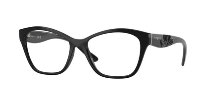 Vogue VO5628 Irregular Eyeglasses  W44-Black 53-140-16 - Color Map Black