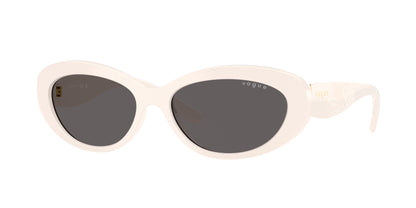 Vogue VO5630S Oval Sunglasses  312487-Full Ivory 55-140-16 - Color Map White