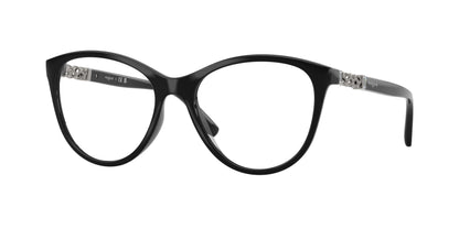 Vogue VO5631B Phantos Eyeglasses  W44-Black 53-140-17 - Color Map Black
