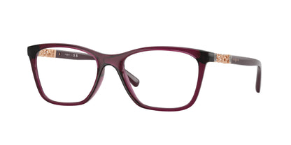Vogue VO5632B Pillow Eyeglasses  2989-Transparent Cherry 53-140-17 - Color Map Violet