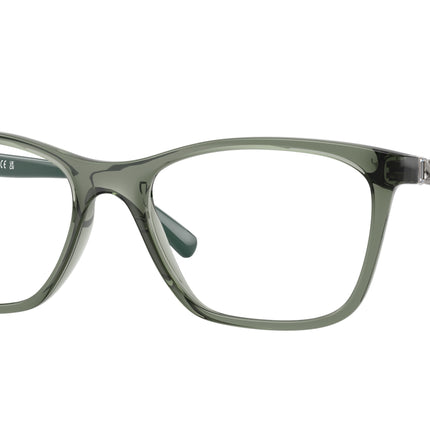 Vogue VO5632B Pillow Eyeglasses  3086-Transparent Mallard Green 53-140-17 - Color Map Green