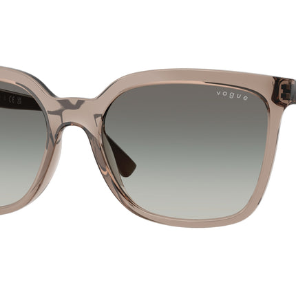 Vogue VO5633SB Square Sunglasses  294011-Transparent Brown 56-140-18 - Color Map Brown