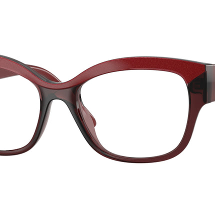 Vogue VO5635U Pillow Eyeglasses  3225-Top Red/Transparent Red 53-140-17 - Color Map Red