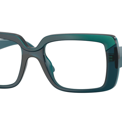 Vogue VO5636U Rectangle Eyeglasses  3224-Top Blue/Transparent Octanio 52-140-18 - Color Map Blue