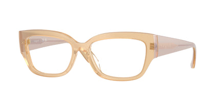 Vogue VO5639U Pillow Eyeglasses  3234-Transparent Pearl Cream 54-140-16 - Color Map Brown