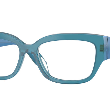 Vogue VO5639U Pillow Eyeglasses  3237-Transparent Pearl Blue 54-140-16 - Color Map Blue