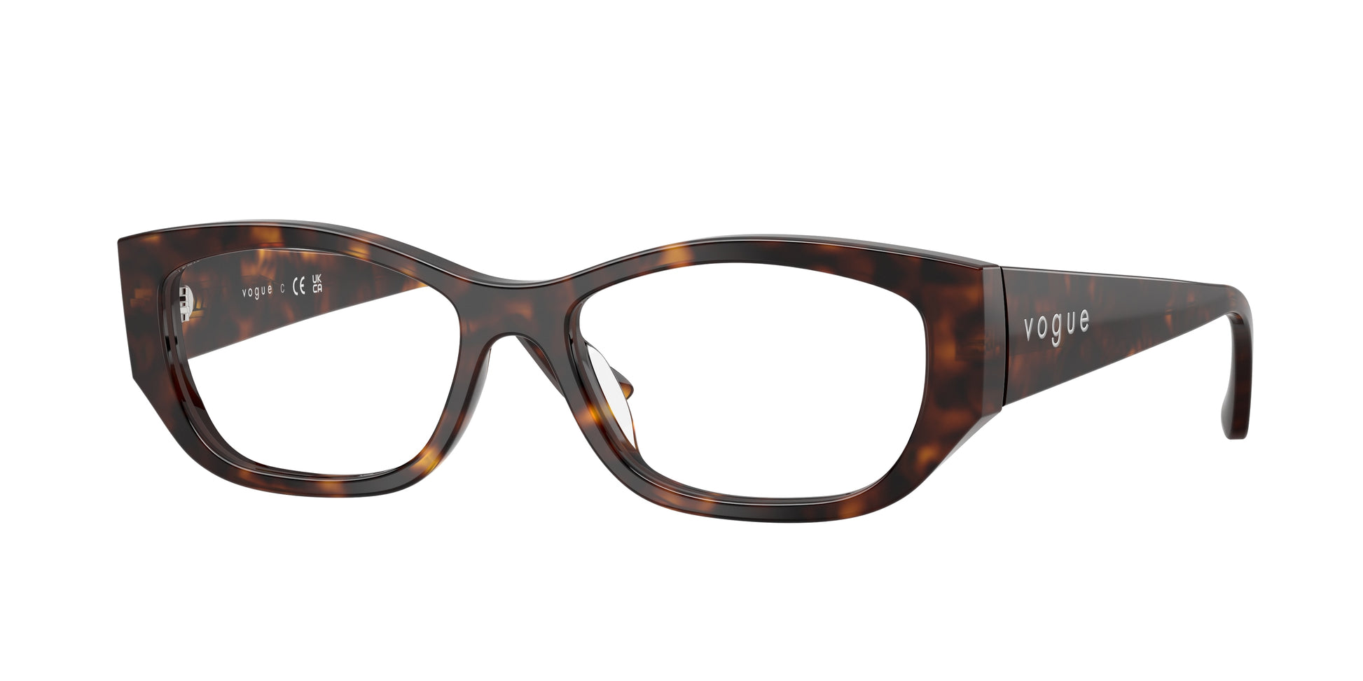 Vogue VO5640U Pillow Eyeglasses  W656-Dark Havana 53-140-16 - Color Map Brown