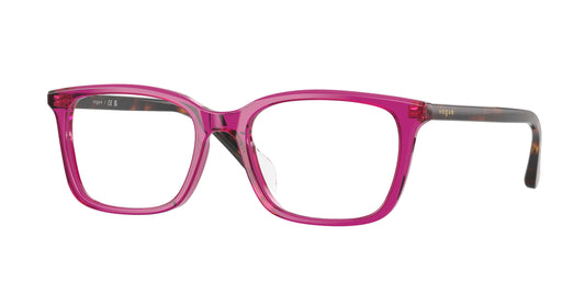 Vogue VO5643D Pillow Eyeglasses  3165-Transparent Violet 53-145-18 - Color Map Violet