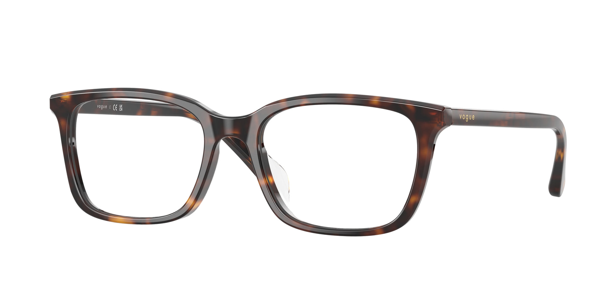 Vogue VO5643D Pillow Eyeglasses  W656-Dark Havana 53-145-18 - Color Map Brown
