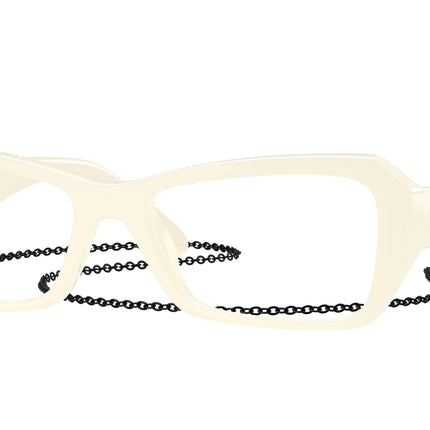 Vogue VO5656U Butterfly Eyeglasses  3239-Full Cream 54-140-17 - Color Map White