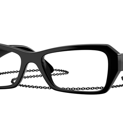 Vogue VO5656U Butterfly Eyeglasses  W44-Black 54-140-17 - Color Map Black