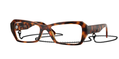 Vogue VO5656U Butterfly Eyeglasses  W656-Dark Havana 54-140-17 - Color Map Brown